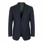 SUITSUPPLY La Spalla Men Blazer UK38S Blue Pure Wool Single-Breasted Lined