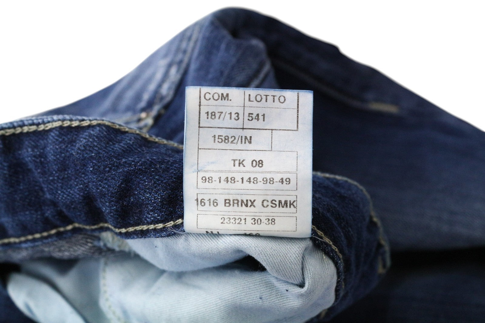 TAKESHY KUROSAWA Men Jeans W32 Pure Cotton Blue Regular Fit Washed Distressed