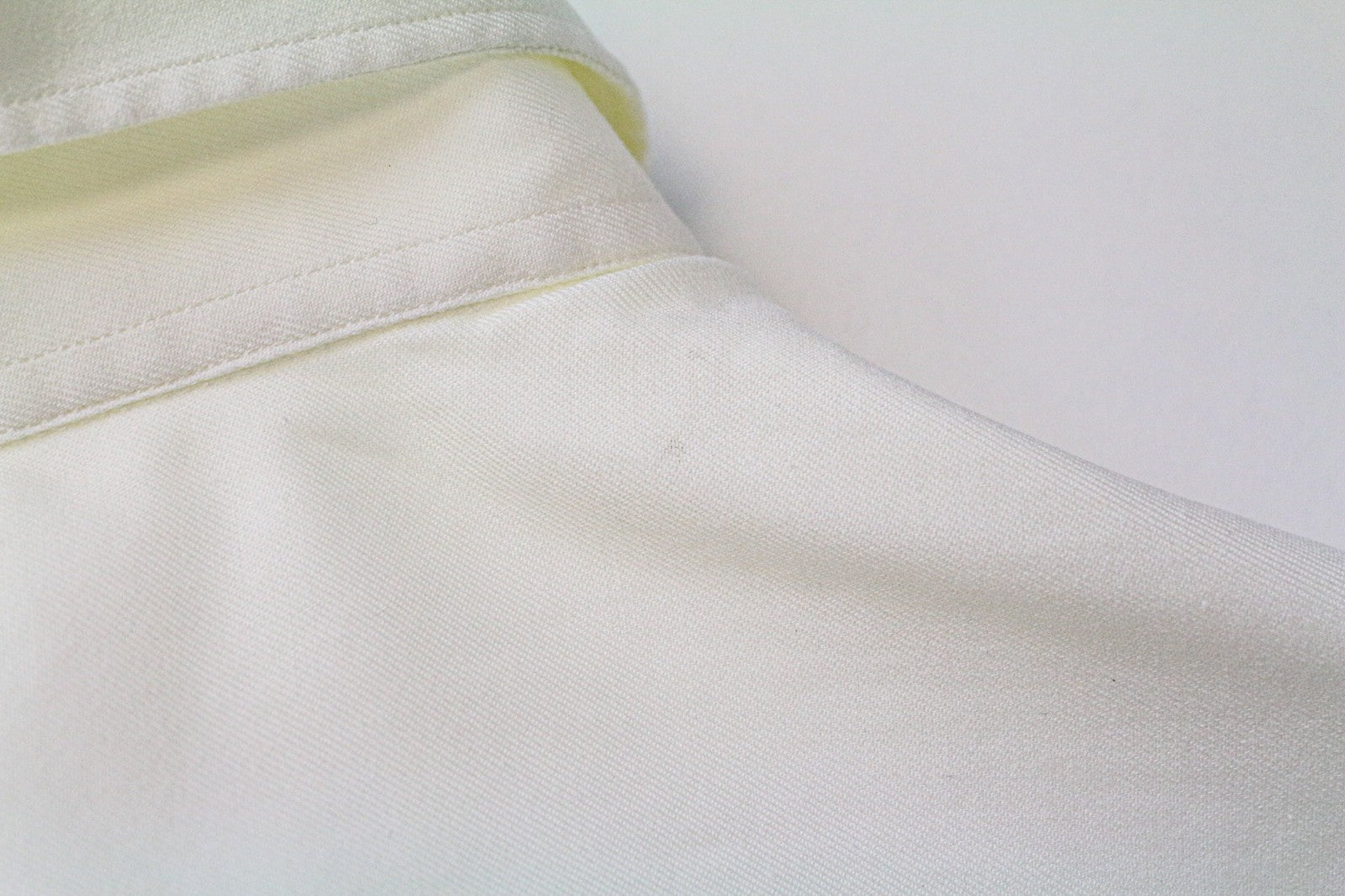SUITSUPPLY Men Shirt M Slim Fit Off-White Pure Cotton Long Sleeved Formal