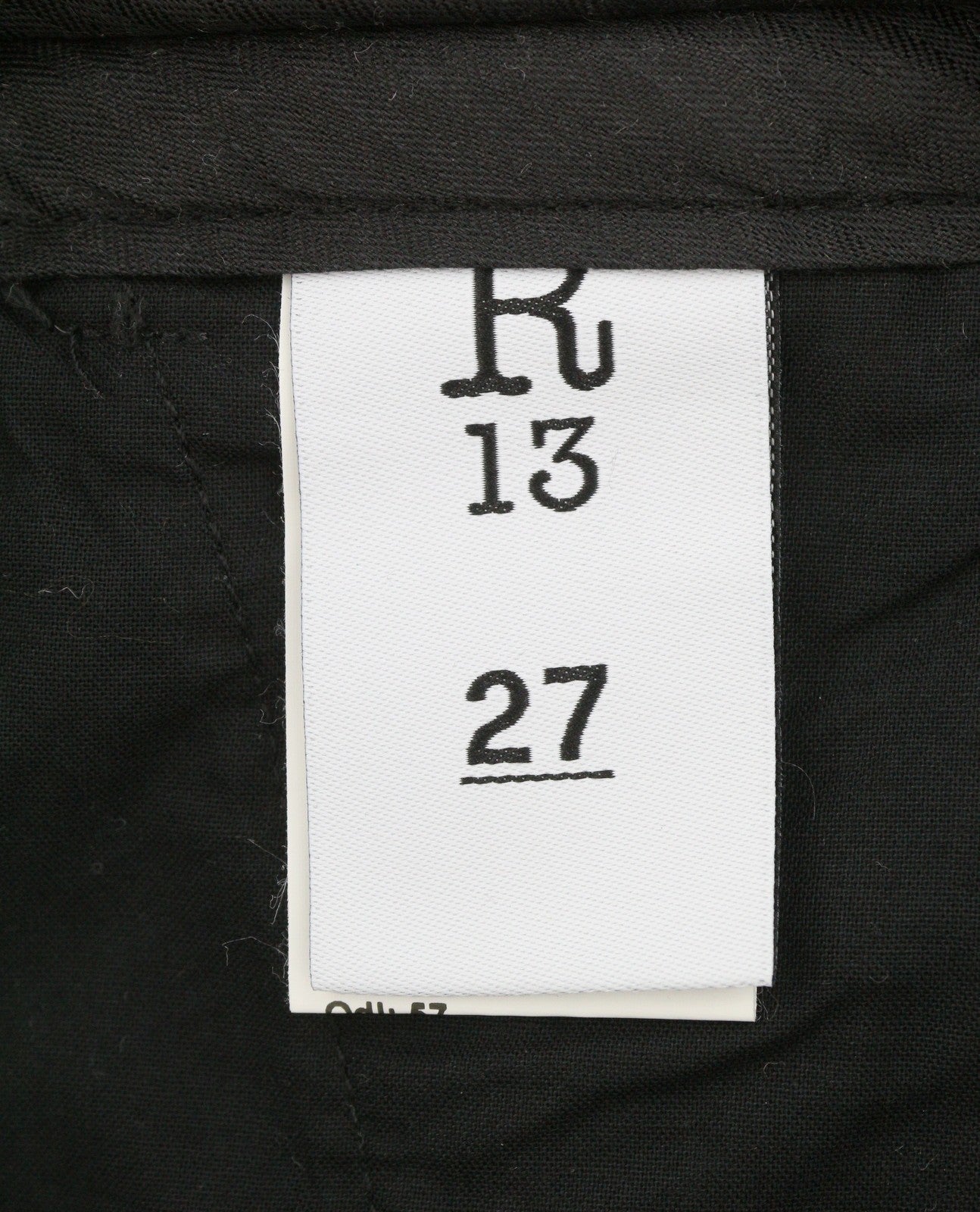 R13 Oversized Crossover Women Shorts 27 Abstract Khaki Black Bandana SS26 RRP995