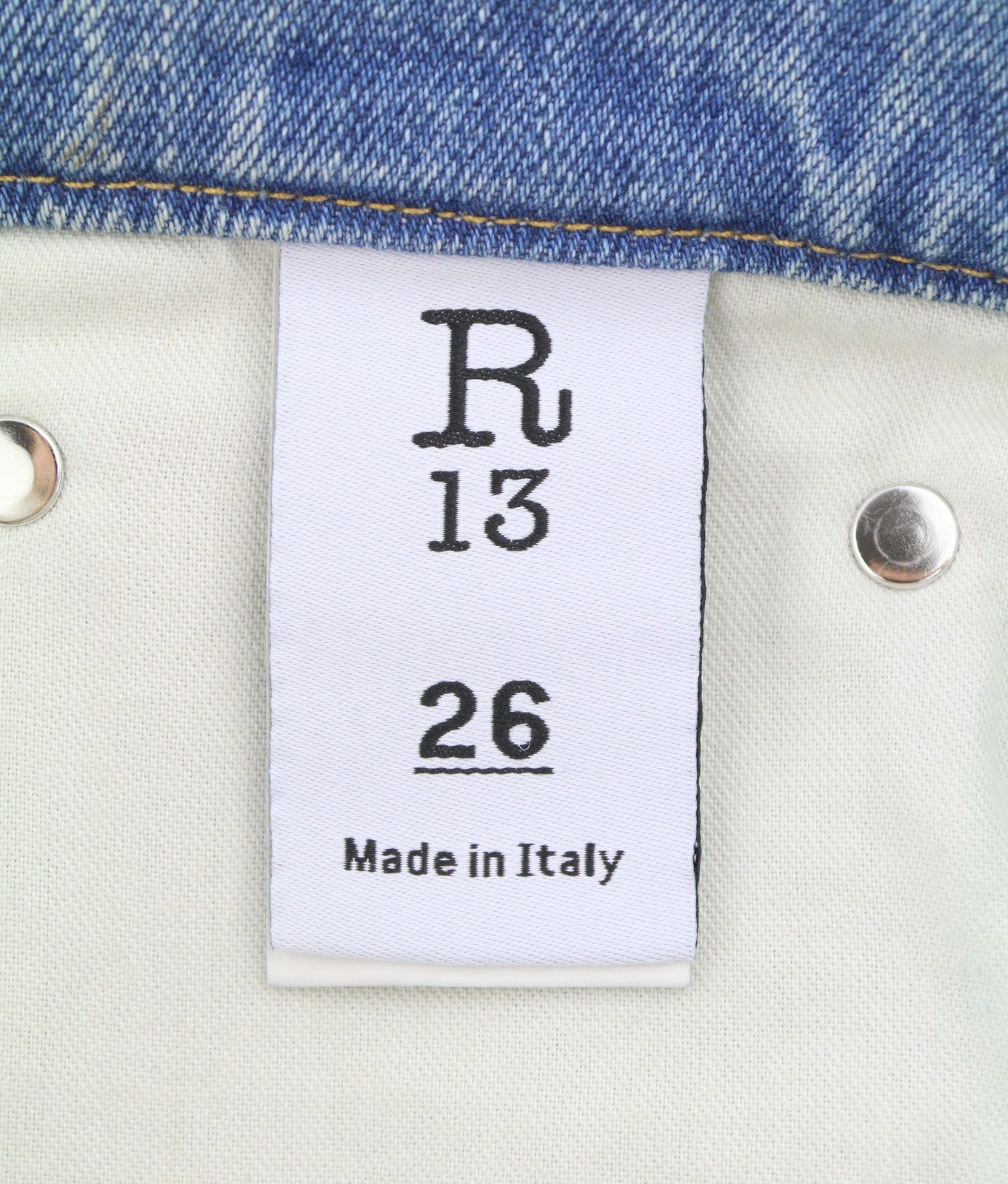 R13 Nina Women Shorts 26 Lapis Selvedge Blue Limited Edition Denim SS26 RRP735
