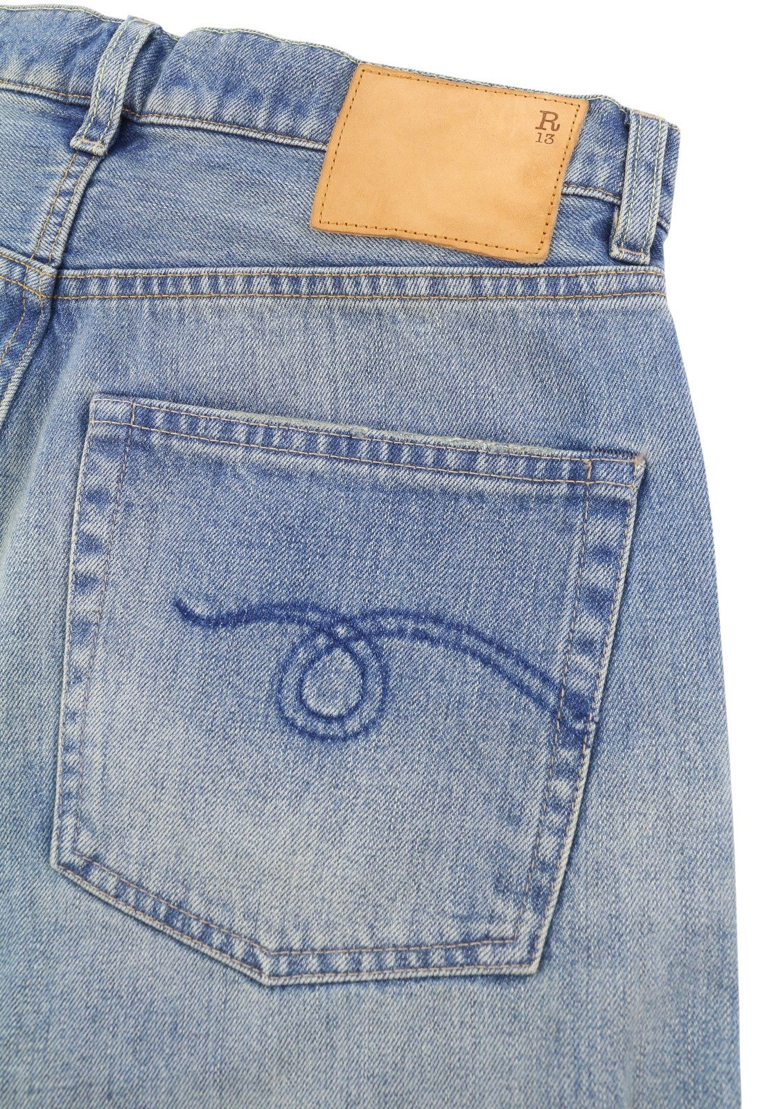 R13 Nina Women Shorts 26 Lapis Selvedge Blue Limited Edition Denim SS26 RRP735