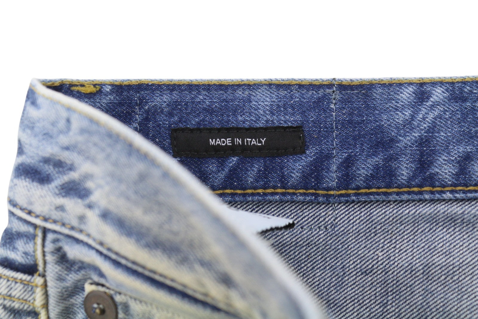 R13 Boyfriend Women Jeans 25 Prove Lavaggio Cropped Whiskers Faded Blue