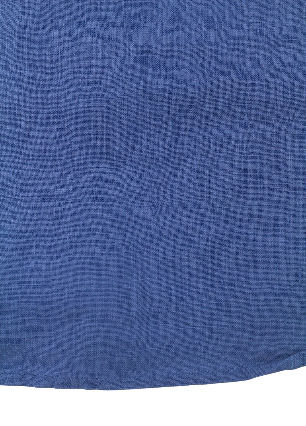 SEASE TN359 Men Shirt M Royal Blue Hemp Button-Up Patch Pocket RRP460