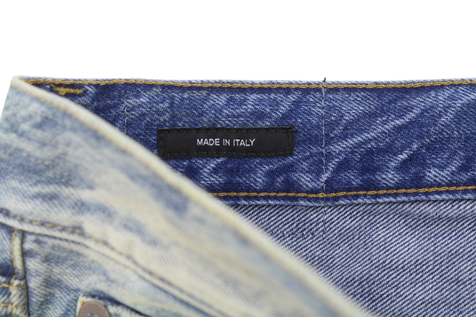 R13 Boyfriend Women Jeans 30 Jasper Straight Cropped Whiskers Faded Blue PF26