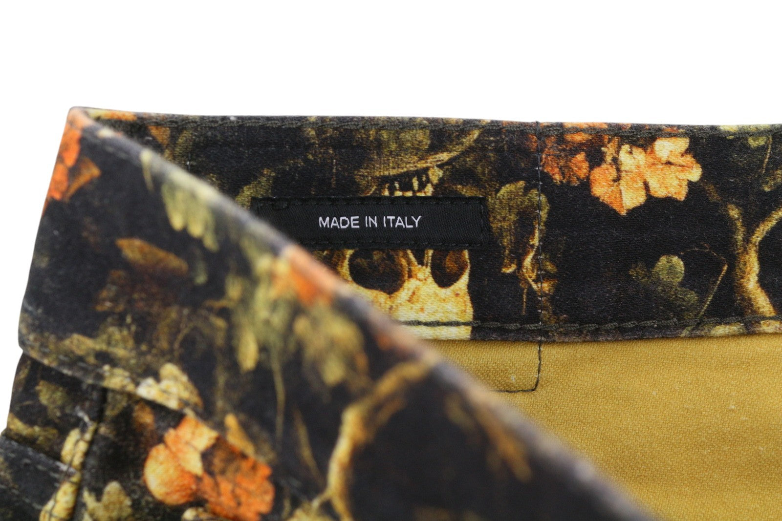 R13 X-BF Women Trousers 27 Skull Camo Moleskin Velvet Cropped