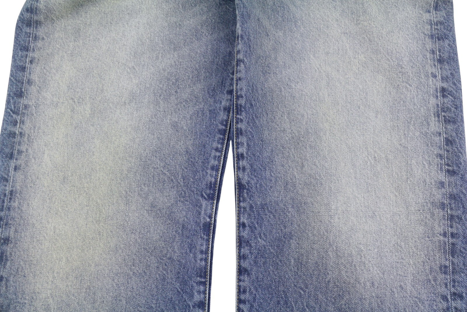 R13 Cuffed X-BF Women Jeans 31 Jasper Cropped Whiskers Faded Blue PF26