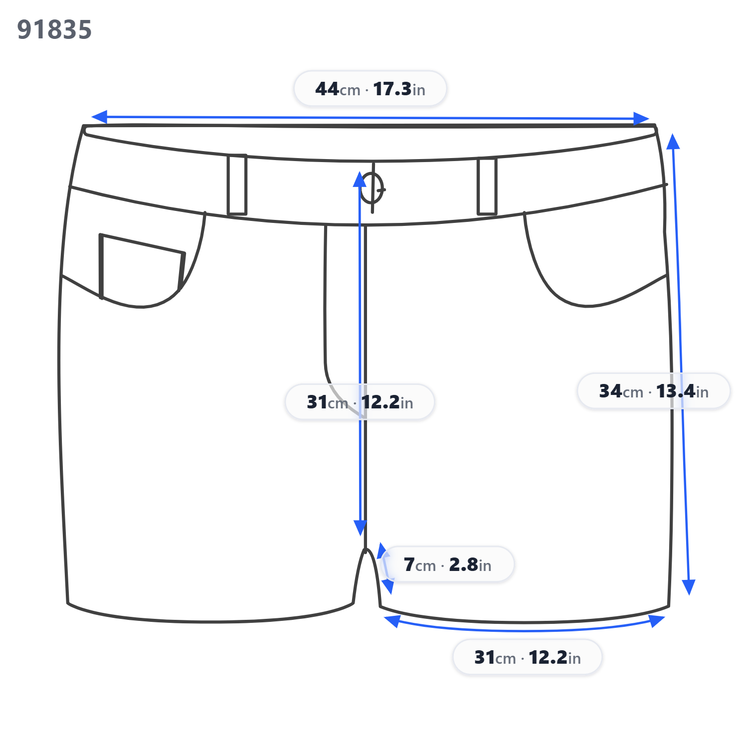 R13 X-BF Women Shorts 29 Bass Blue Faded Dirty Look Distress SS26 RRP685