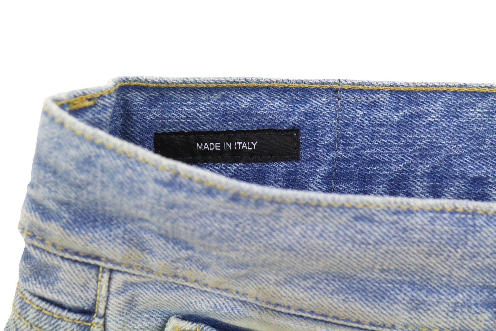 R13 X-BF Women Shorts 29 Bass Blue Faded Dirty Look Distress SS26 RRP685