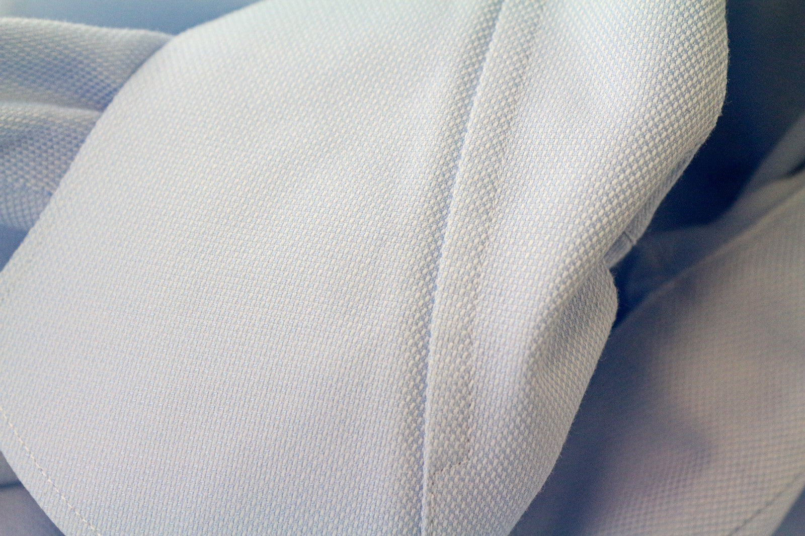 SUITSUPPLY Men Shirt 37/14 1/2 Slim Fit Blue Pure Cotton Button-Up Classic