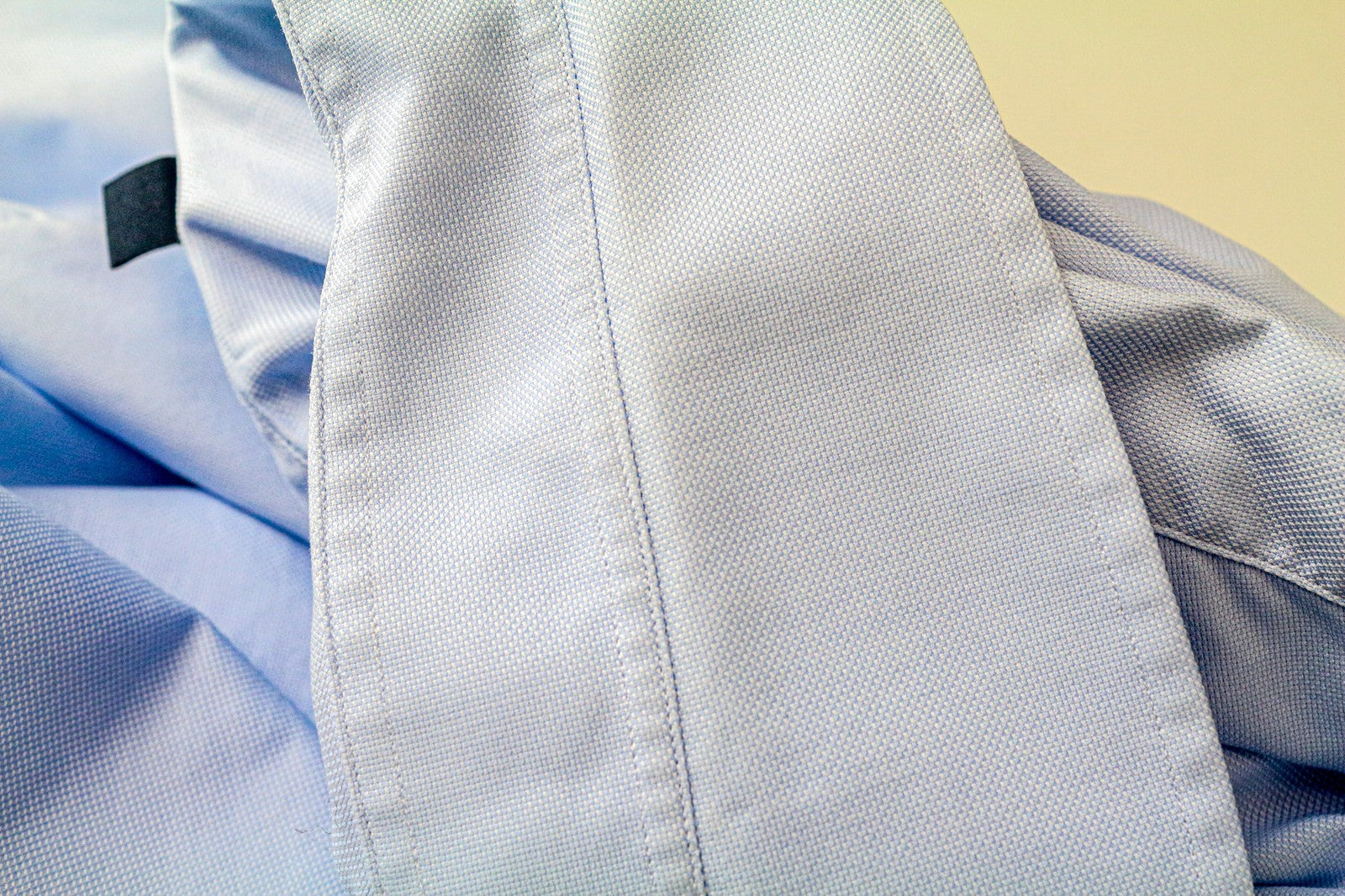 SUITSUPPLY Men Shirt 46/18 Blue Pure Cotton Button-Up Long Sleeved Formal
