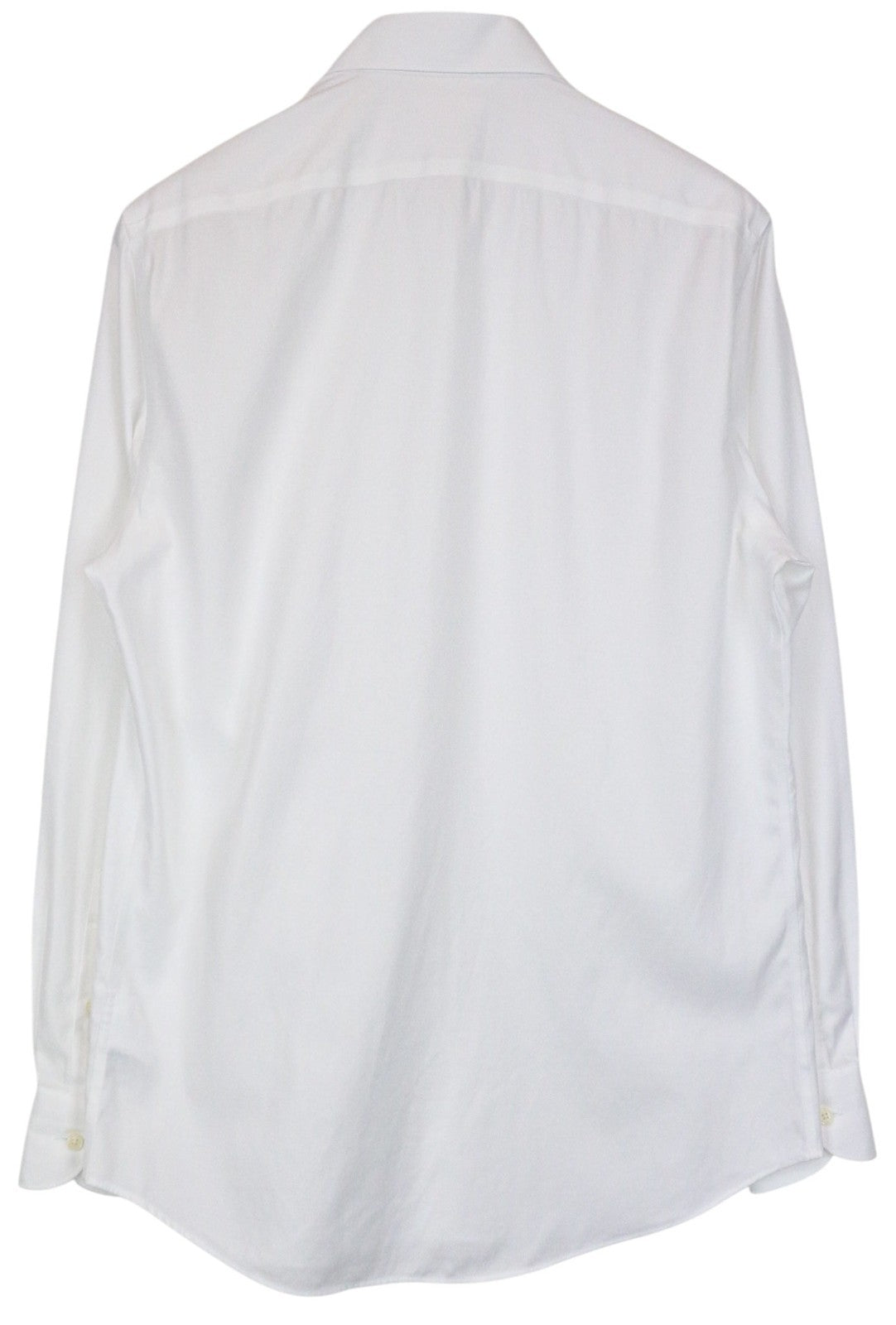 SUITSUPPLY Traveller Men Shirt 40/15 3/4 Slim Cotton White Long Sleeve Classic