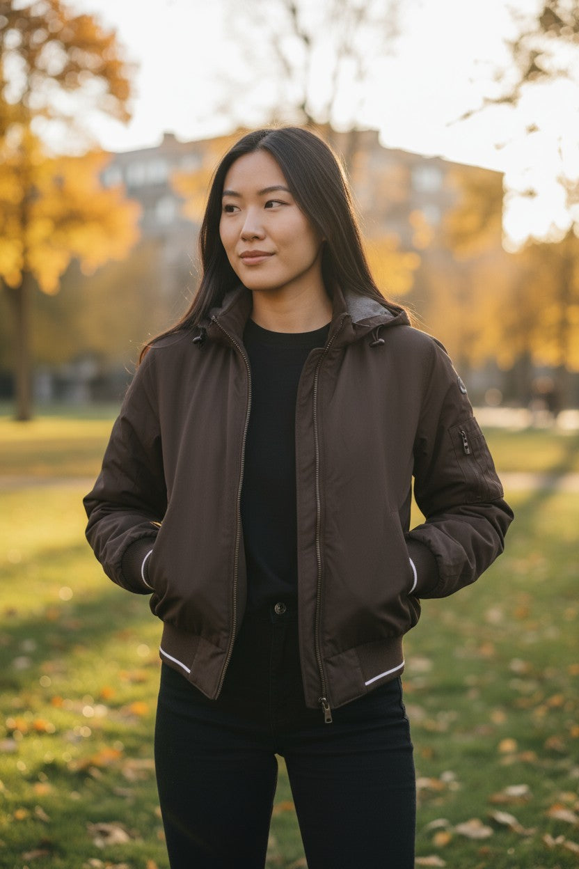 TUCANO URBANO WSP Women Jacket IT42 S Brown Motorcycle Waterproof Breathable