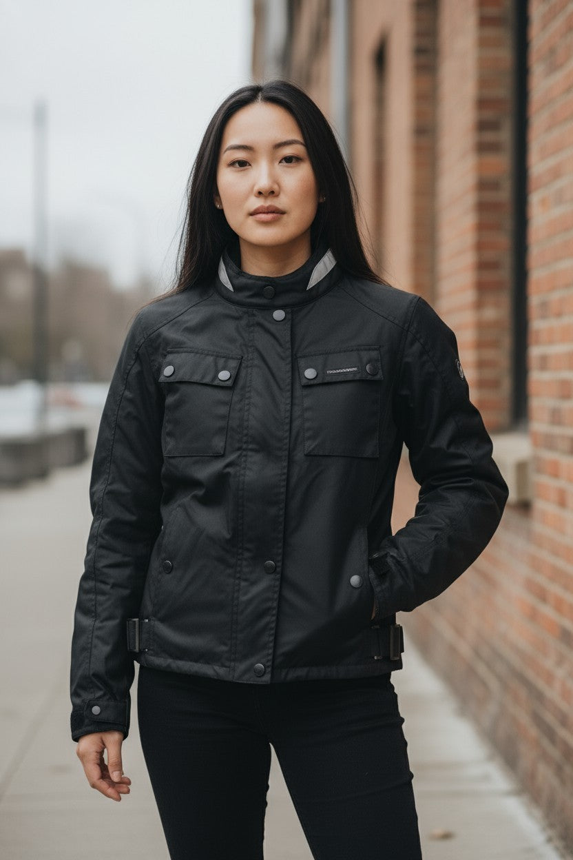 TUCANO URBANO Tina Women Jacket IT38 XS Black Breathable Windproof Waterpoof