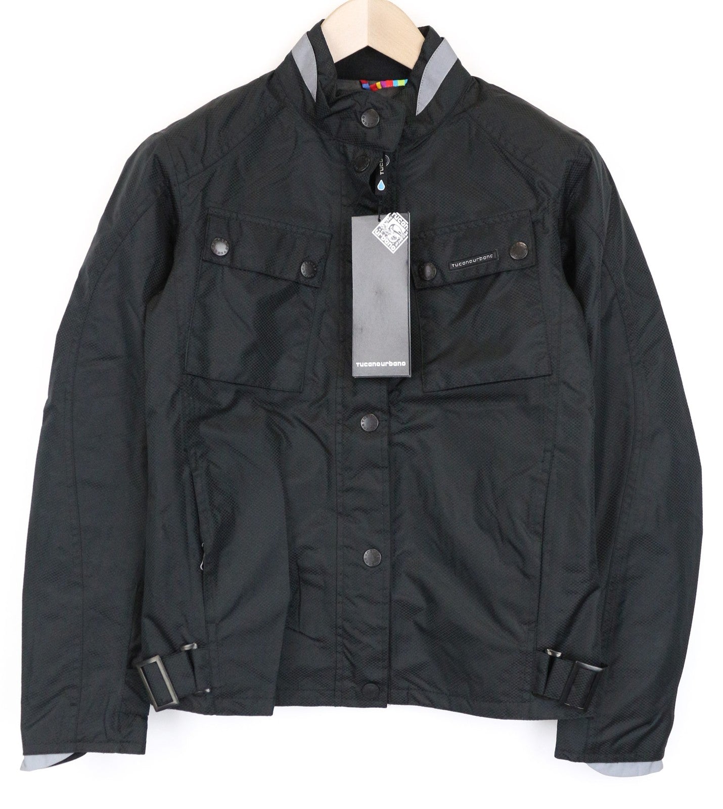 TUCANO URBANO Tina Women Jacket IT42 M Black Breathable Windproof Reflective
