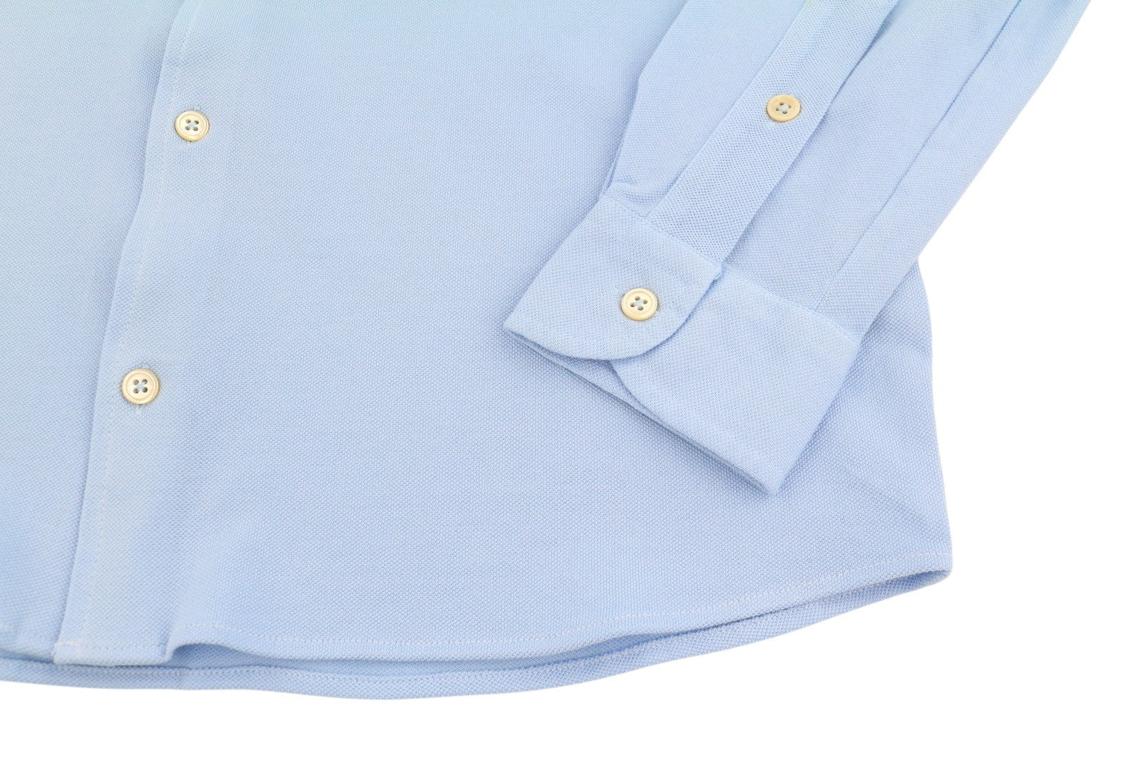 FILIPPO DE LAURENTIIS Men Shirt IT48 S Blue Cutaway Collar Button-Up