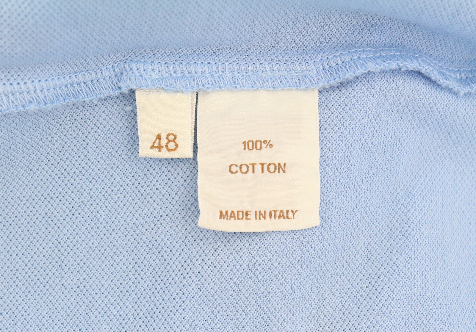FILIPPO DE LAURENTIIS Men Shirt IT48 S Blue Cutaway Collar Button-Up
