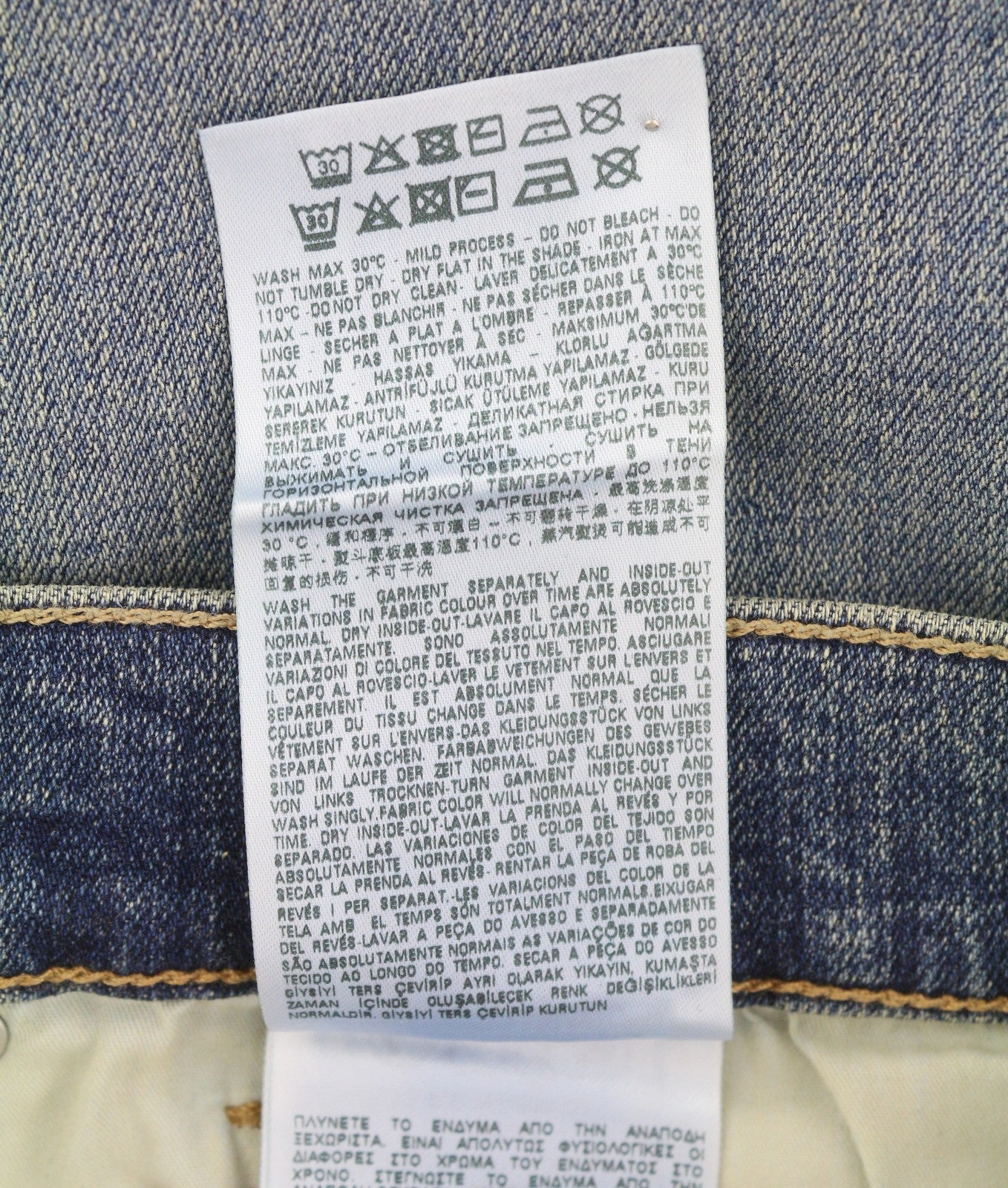 DIESEL 2005 D-Fining 0DQAC Men Jeans W34/L34 Blue Faded Regular Tapered RRP195