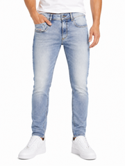 DIESEL 1979 Sleenker R329K Men Jeans W36/L32 Blue Faded Skinny Fit RRP195
