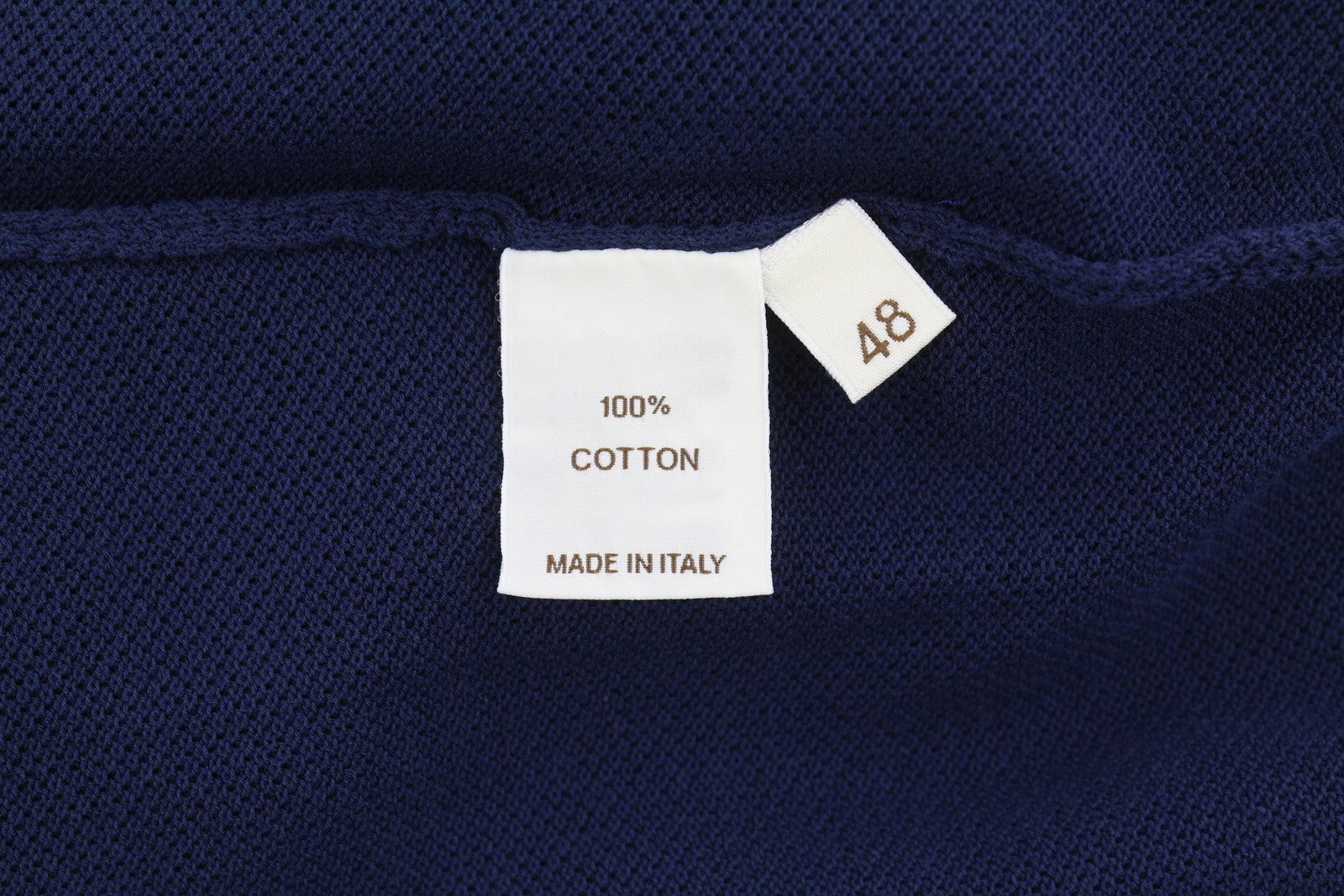 FILIPPO DE LAURENTIIS Men Polos IT48 S Dark Blue Half Button Short Sleeve