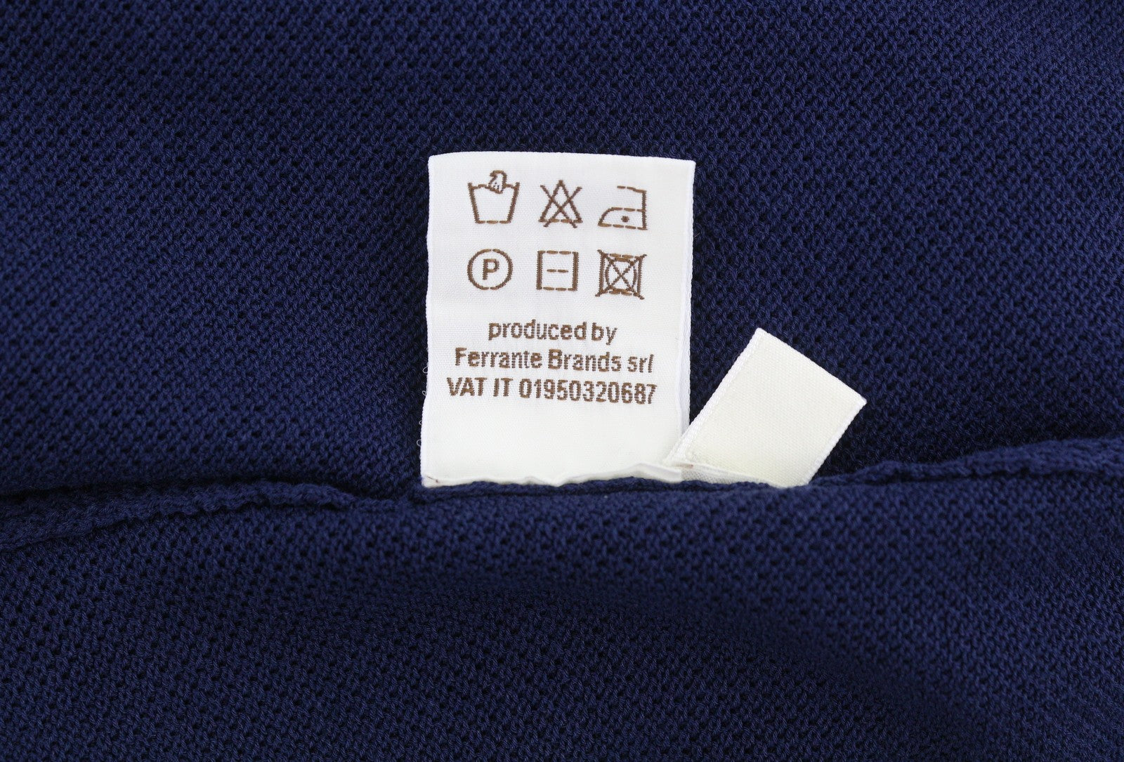 FILIPPO DE LAURENTIIS Men Polos IT48 S Dark Blue Half Button Short Sleeve