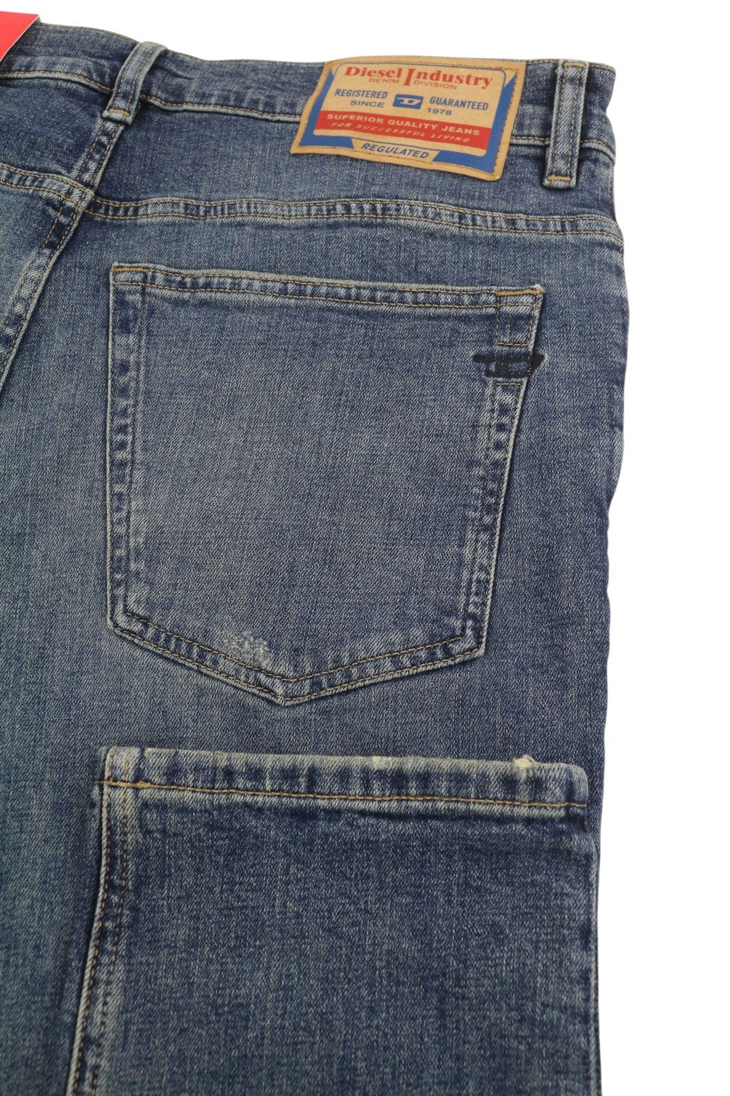 DIESEL 2005 D-Fining 0DQAC Men Jeans W32/L34 Blue Faded Regular Tapered RRP195