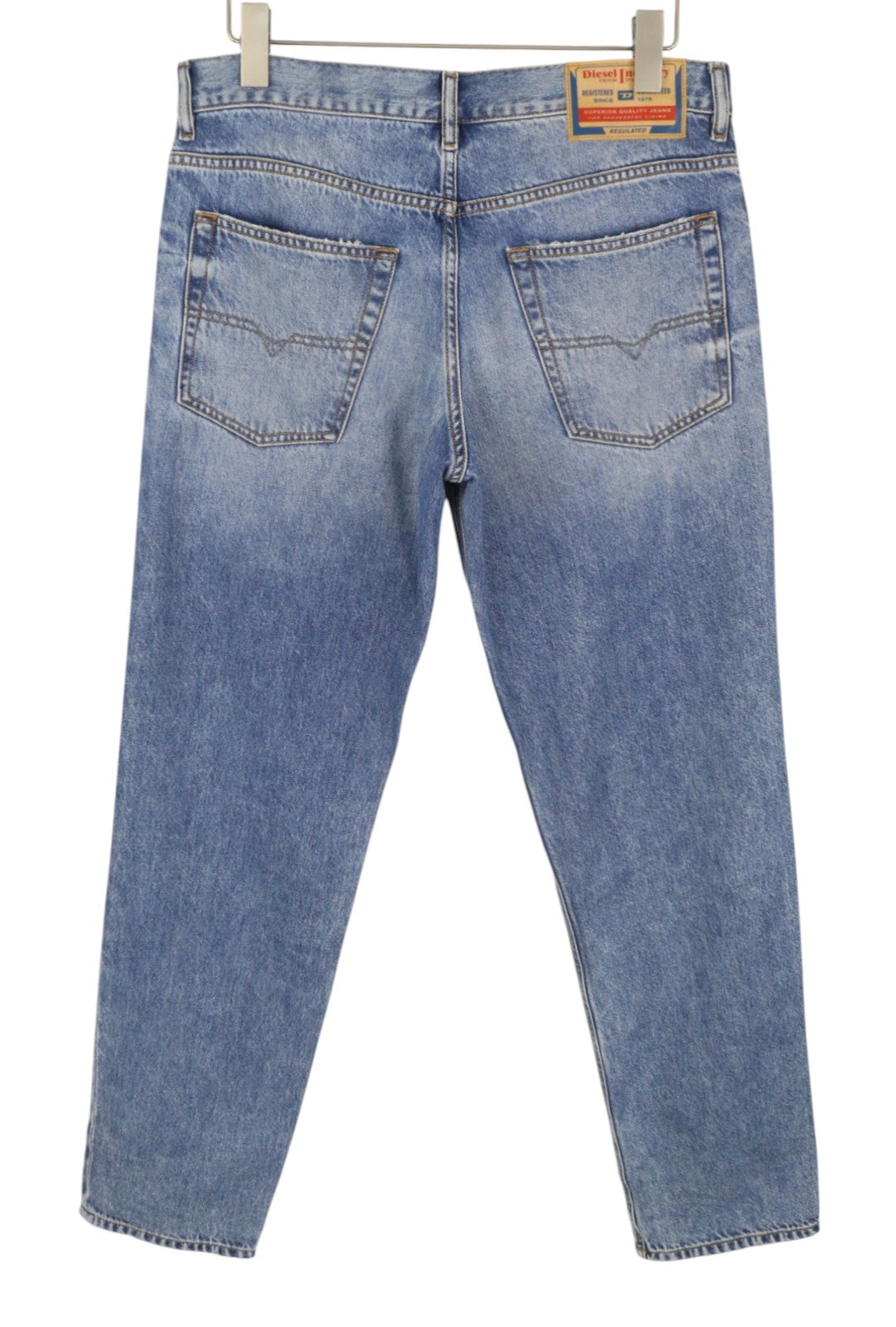 DIESEL 2003 D-Finitive 09H95 Men Jeans W32/L32 Blue Faded Tapered Fit RRP195