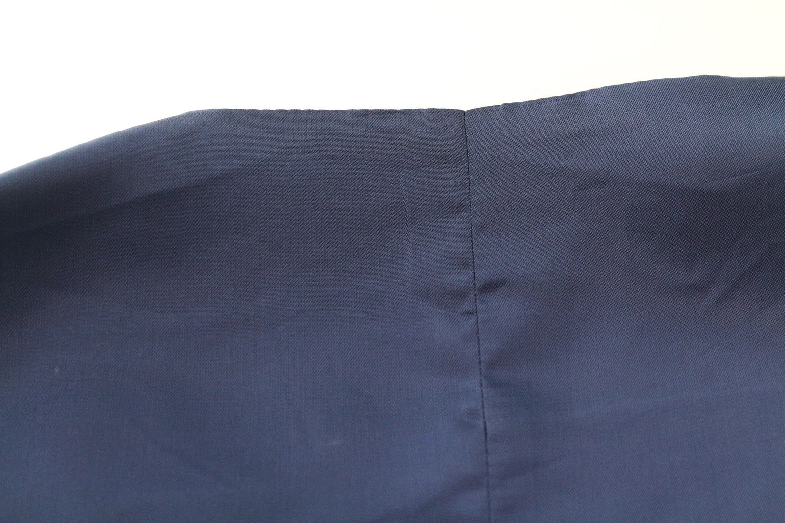 SUITSUPPLY Ferrara Men Waistcoat UK40R Blue Pure Wool Single-Breasted Lined