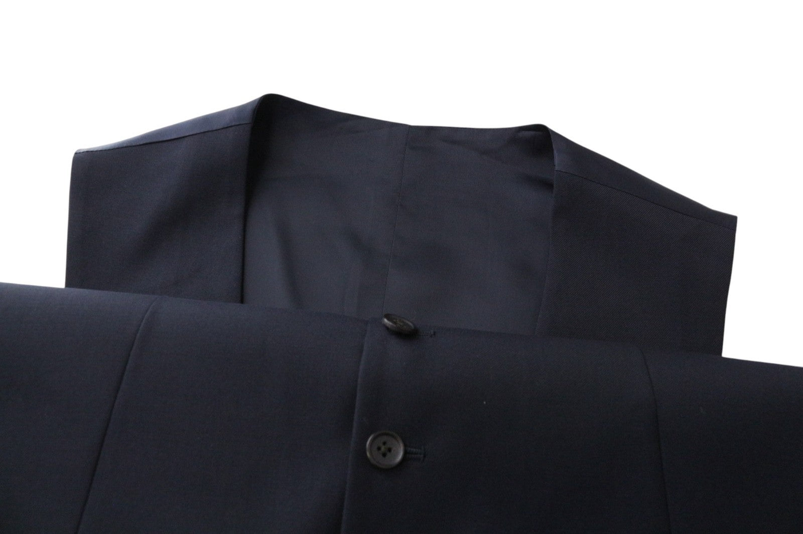 SUITSUPPLY Ferrara Men Suit UK36S Trousers Waistcoat Pure Wool Blue 2 Piece