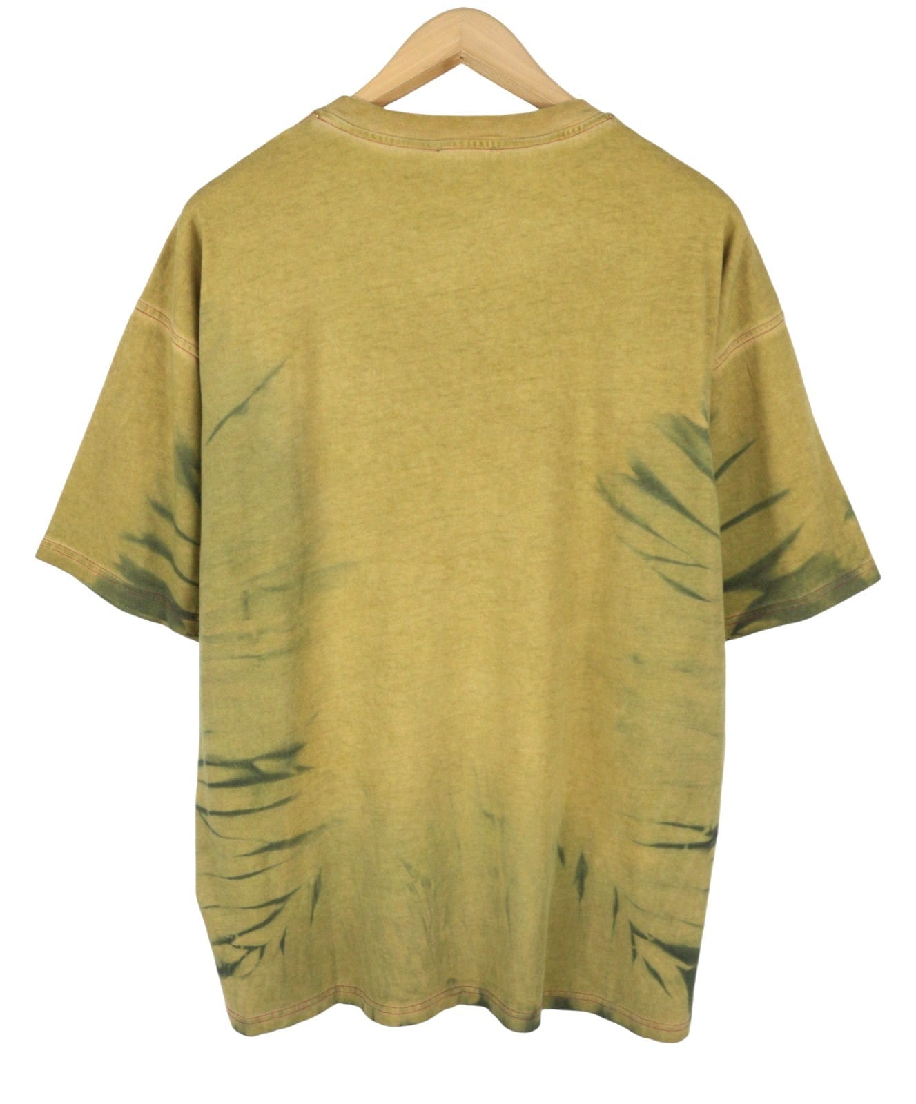 DIESEL T-Boxt-R24 Men T-Shirt L Green Oversized Printed Short Sleeve RRP150