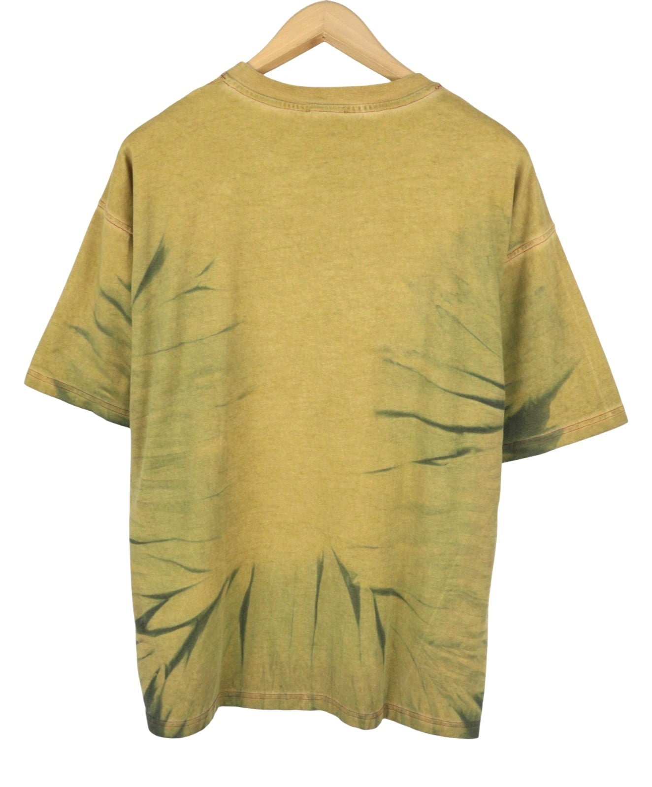 DIESEL T-Boxt-R24 Men T-Shirt M Green Oversized Printed Short Sleeved RRP150