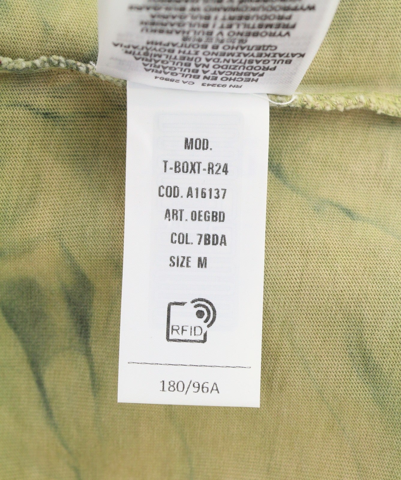 DIESEL T-Boxt-R24 Men T-Shirt M Green Oversized Printed Short Sleeve RRP150