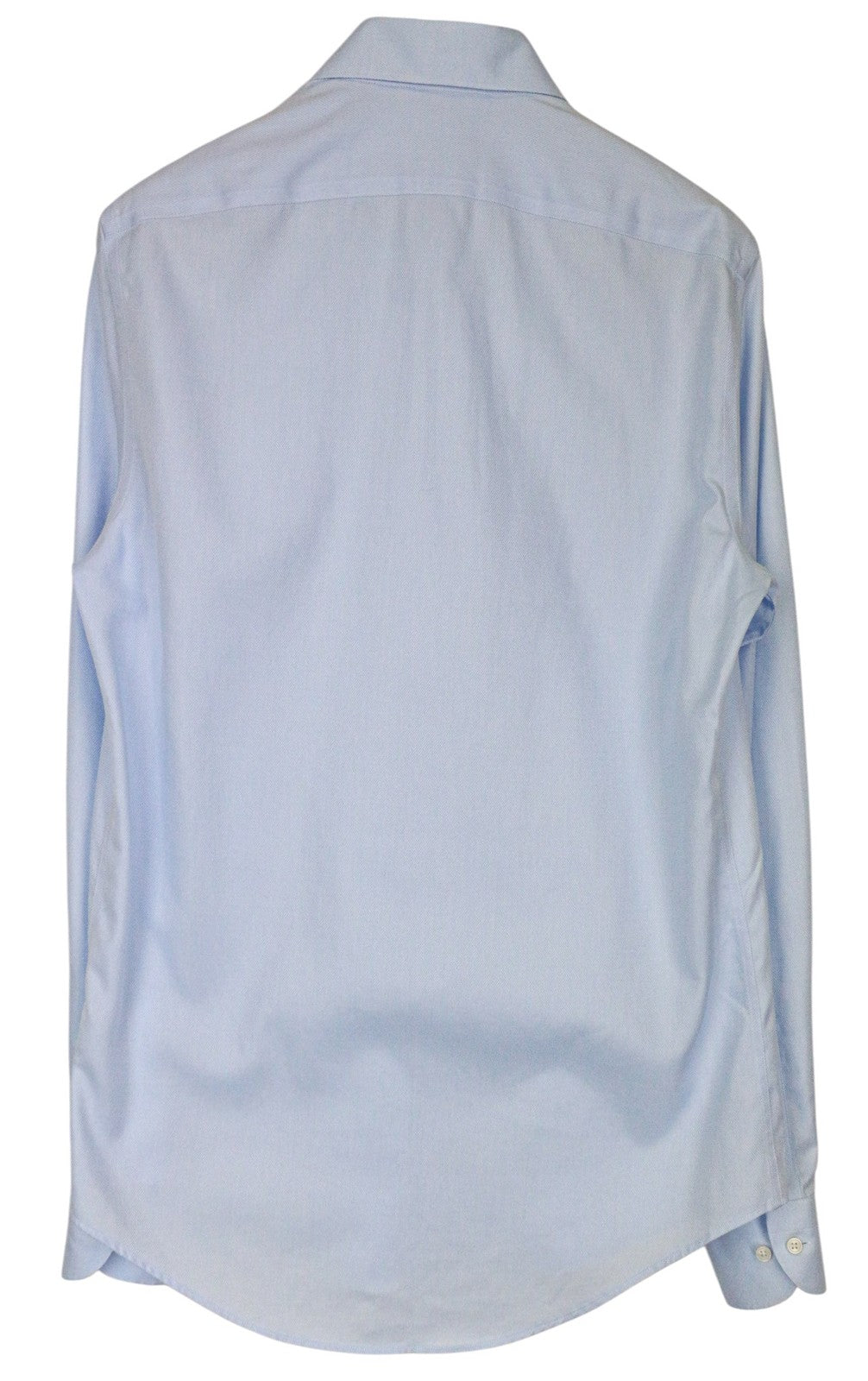 SUITSUPPLY Men Shirt 40L/15 3/4L Slim Fit Long Sleeve Classic Blue Pure Cotton