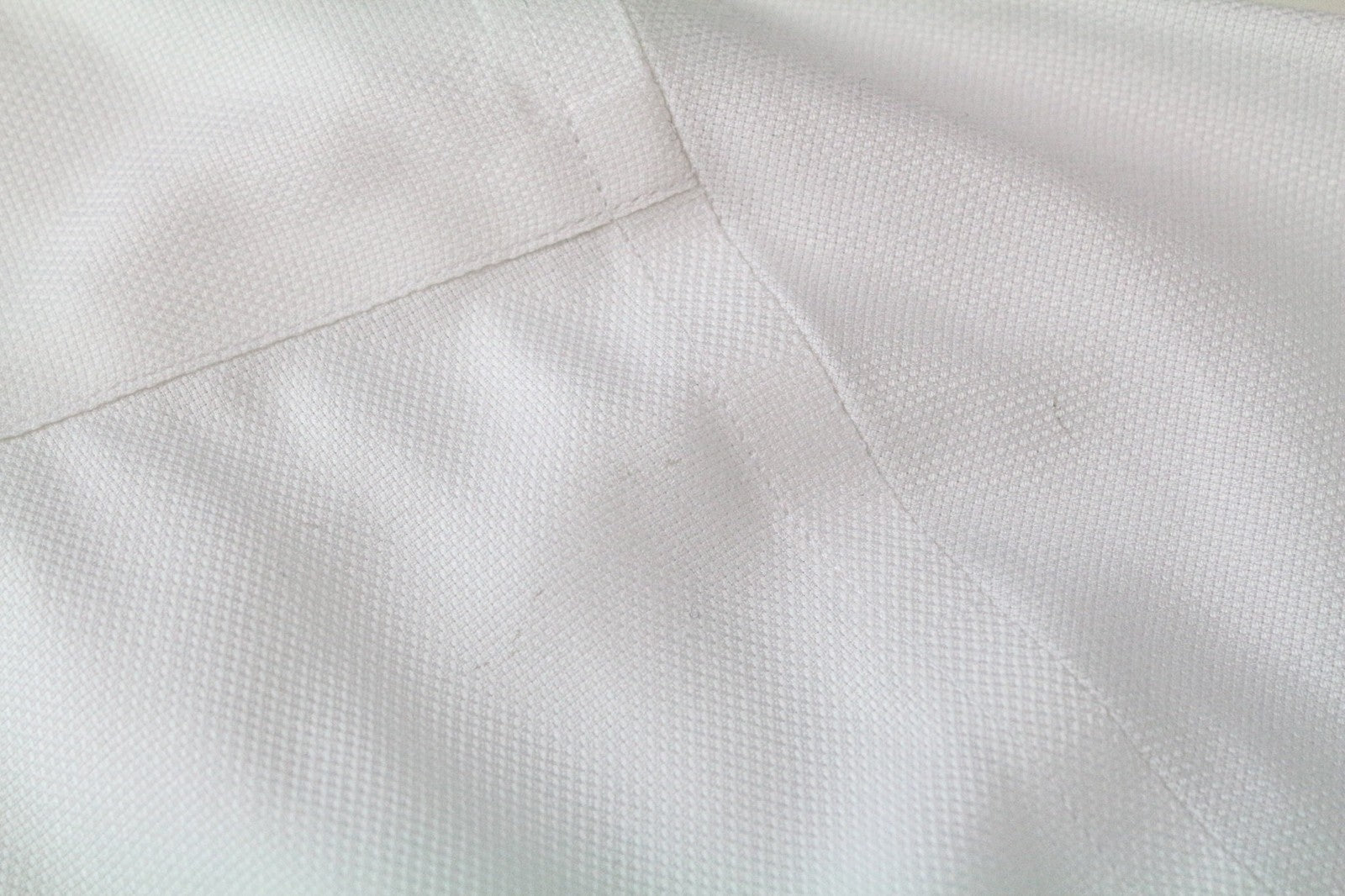 SUITSUPPLY Traveller Men Shirt 45/17 3/4 Slim Fit Long Sleeved White Cotton