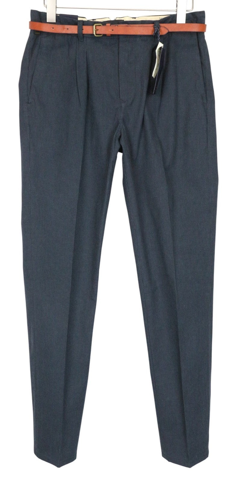 SCOTCH & SODA Stuart Men Trousers W31/L34 Grey Non-Stretch Regular Slim Melange
