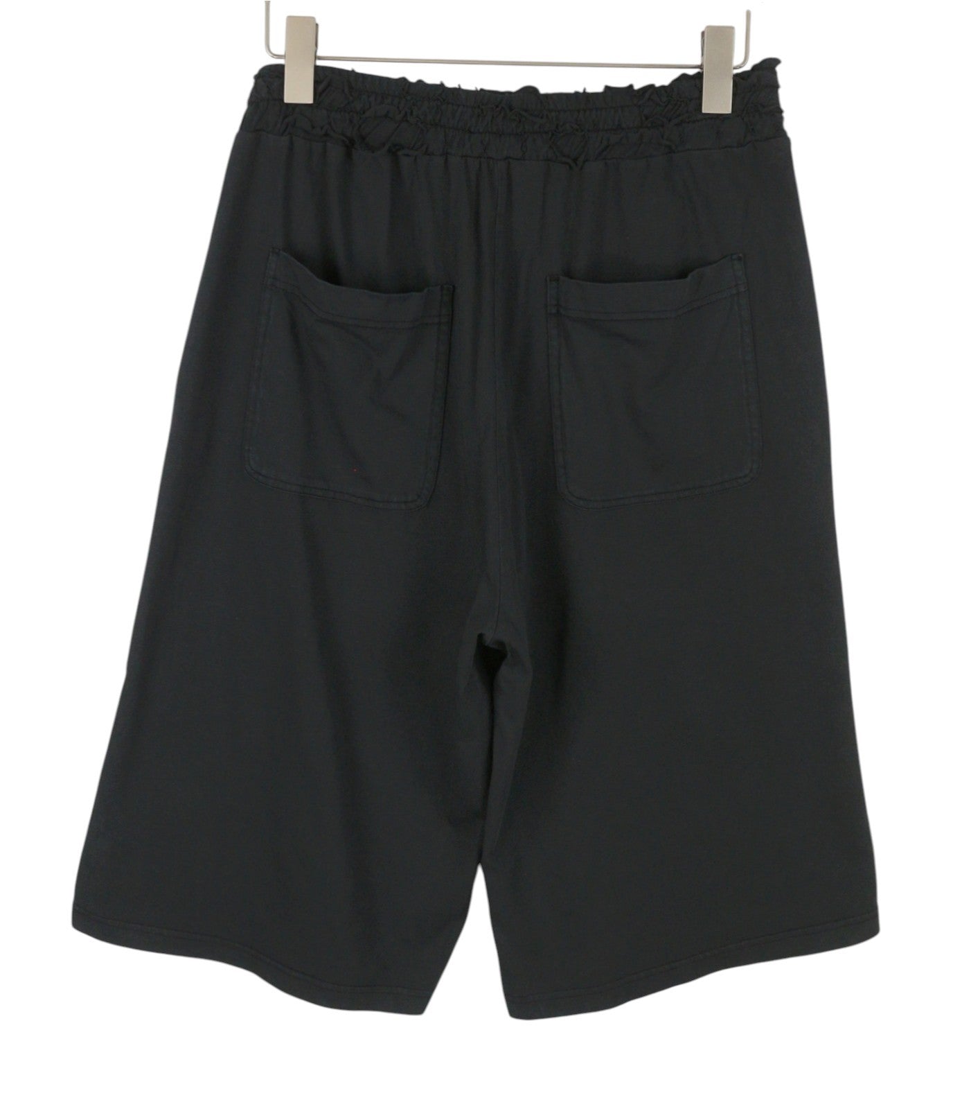 DIESEL P-Echio-R1 Men Shorts M Black Faded Ripped Loose Wide Fit RRP195