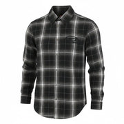 DIESEL S-Simply-A Men Shirt 50 Black Flannel Plaid Thick Overshirt RRP195