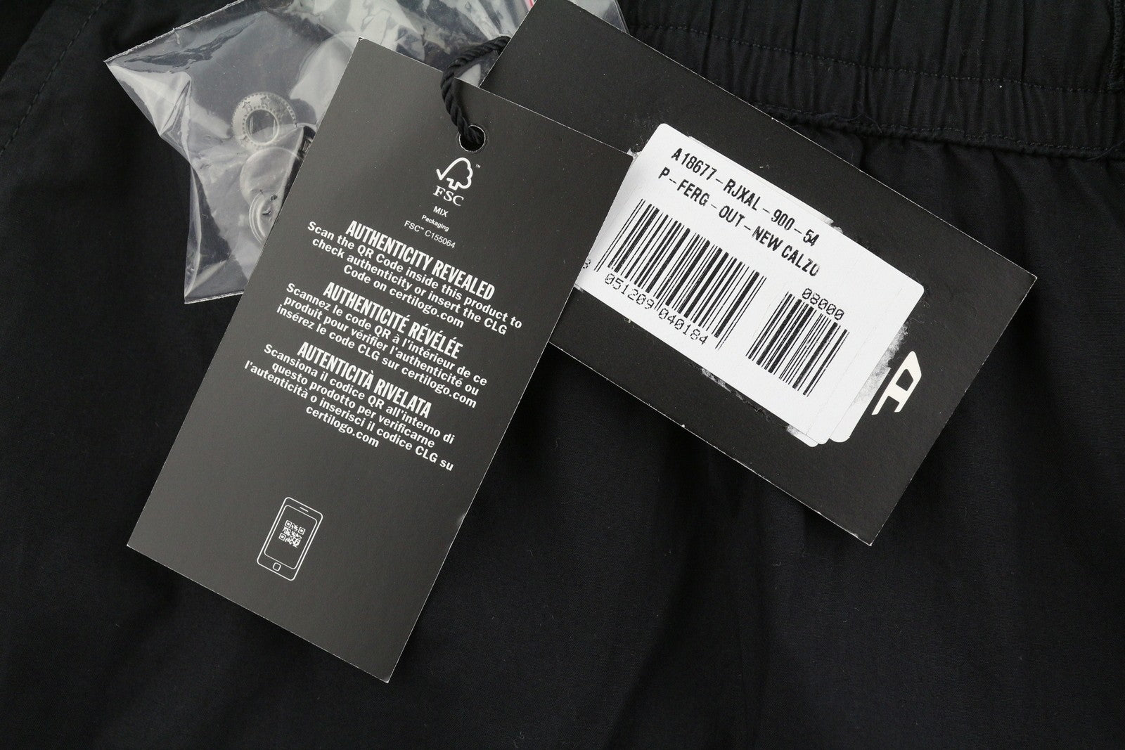 DIESEL P-Ferg-Out-New Men Shorts 54 W37 Black Elastic Drawstring Waist RRP120