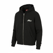 DIESEL S-Ginn-Hood-Zip-New -ITA Men Hoodie L Black Logo Full Zip RRP160