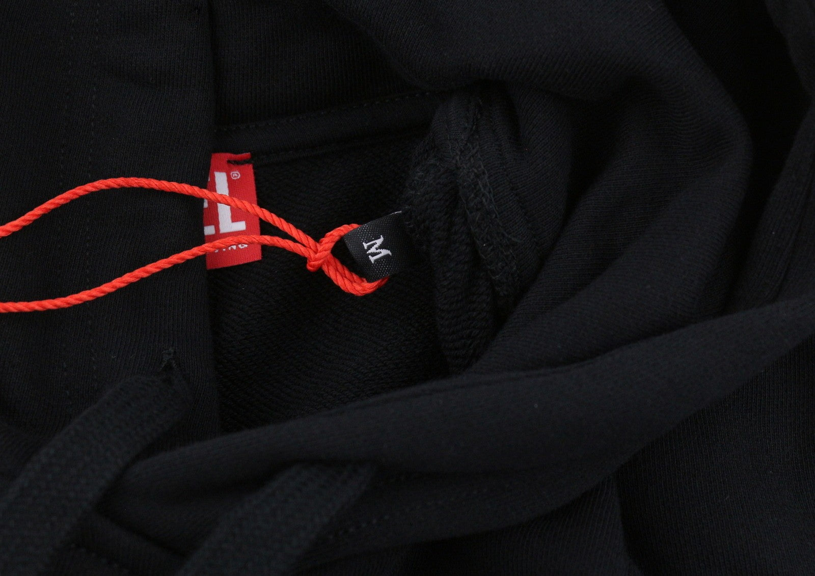 DIESEL S-Ginn-Hood-DIV Men Hoodie M Black Kangaroo Pocket Pull On RRP160