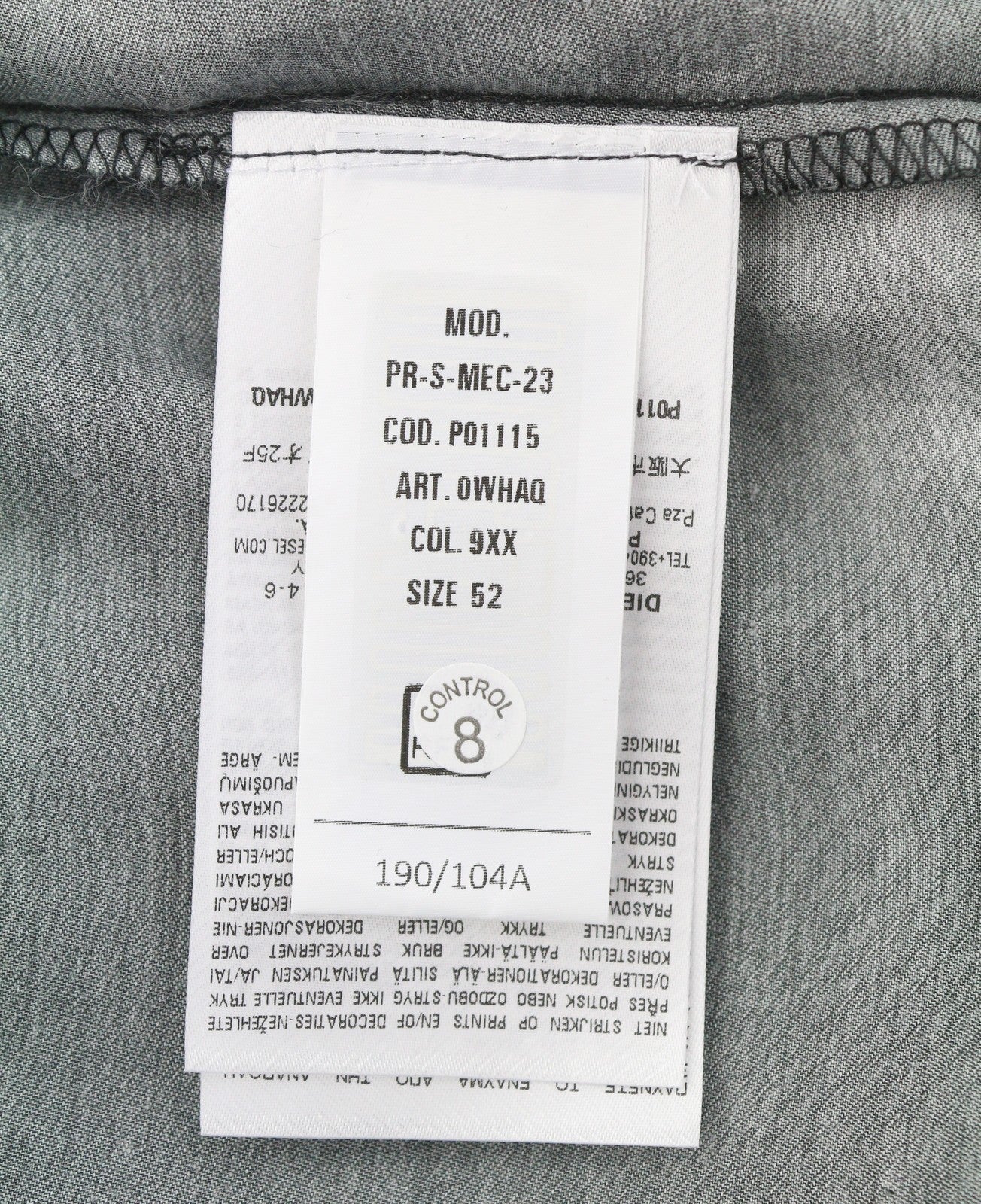 DIESEL PR-S-Mec-23 Men Shirt 52 Black All-Over Graphic Print Unisex RRP175