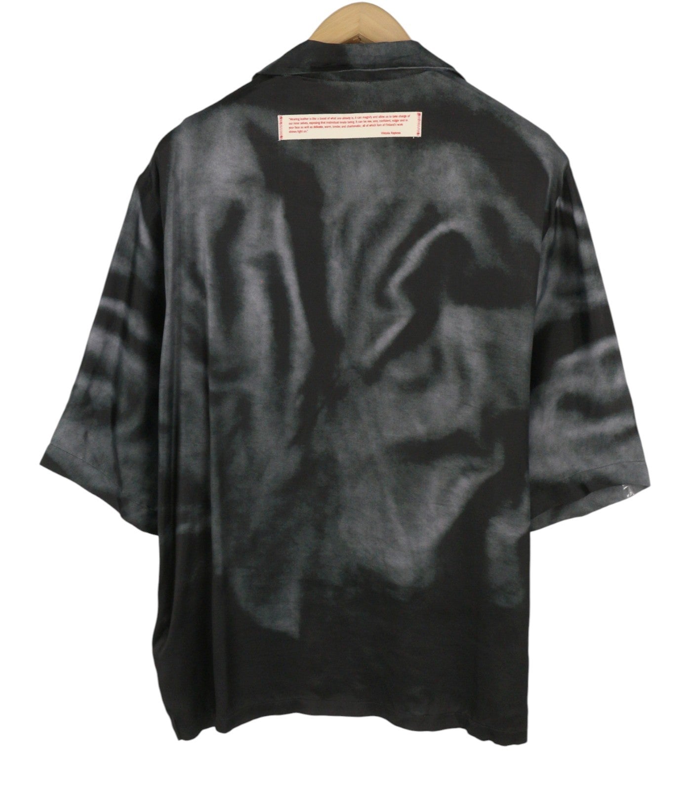 DIESEL PR-S-Mec-23 Men Shirt 52 Black All-Over Graphic Print Unisex RRP175