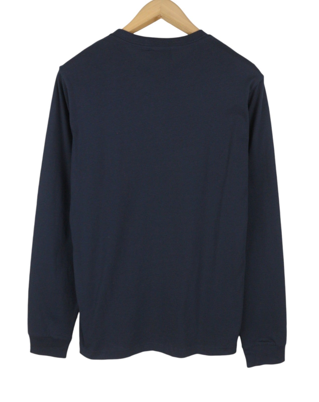 DIESEL T-Diego-Long-A-R-HD Men T-Shirt L Dark Blue Crew Neck Pull On