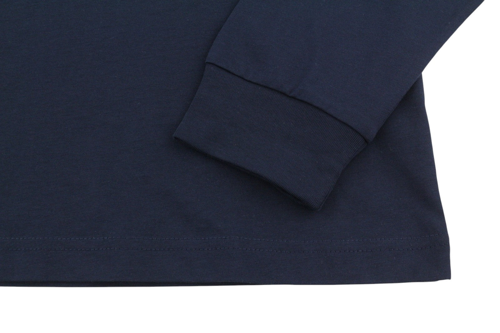 DIESEL T-Diego-Long-A-R-HD Men T-Shirt L Dark Blue Crew Neck Pull On