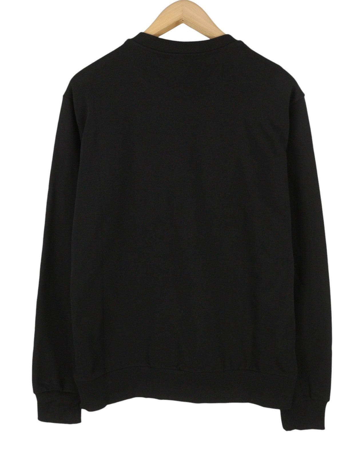 DIESEL S-Gir-Crewneck OTB Men Sweatshirt L Black Cotton Crew Neck Pull On RRP175