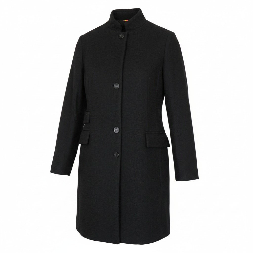 TUCANO URBANO New Carmen Women Coat IT42 S Windproof Breathable Black Wool Mix
