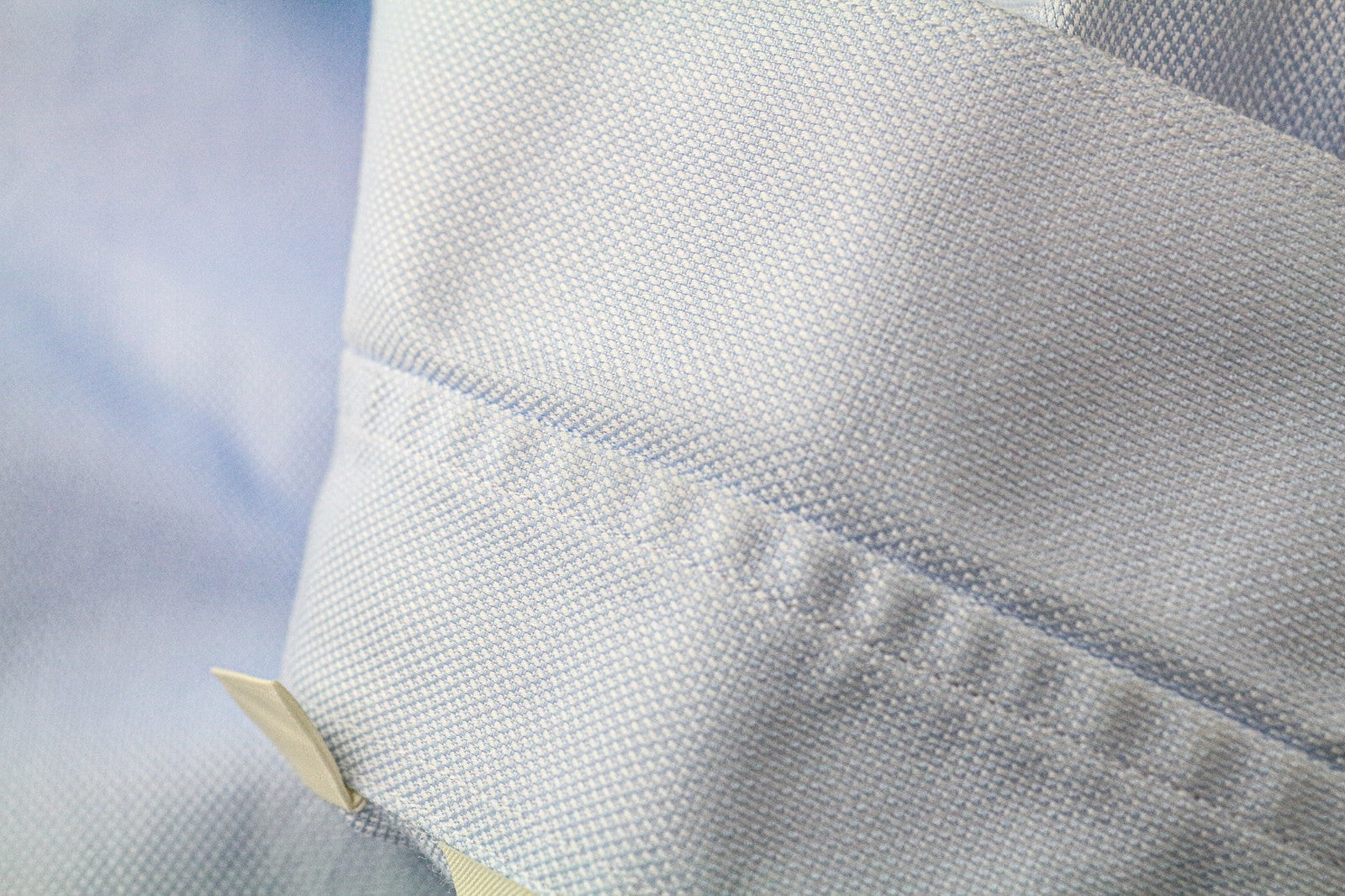 SUITSUPPLY Men Shirt 37/14 1/2 Slim Fit Long Sleeved Blue Pure Cotton Twill
