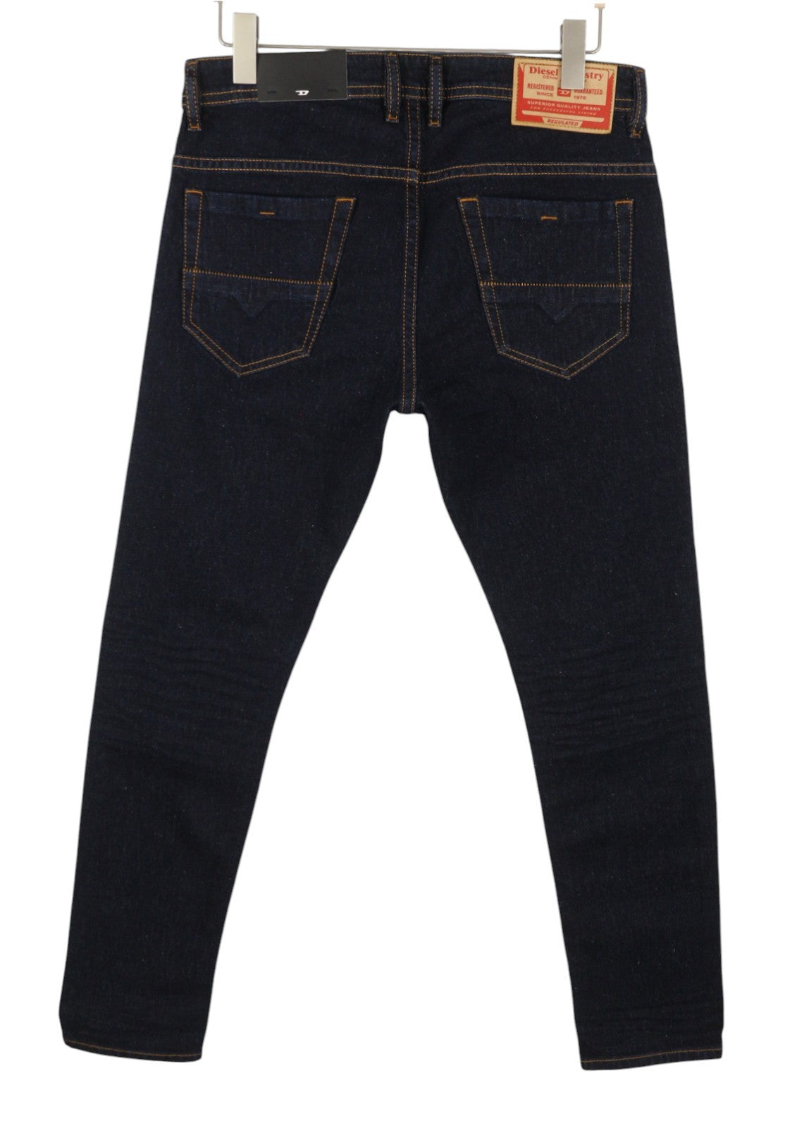 DIESEL Thommer R07R2 Men Jeans W32/L32 Dark Blue Slim Fit Low Waist RRP150