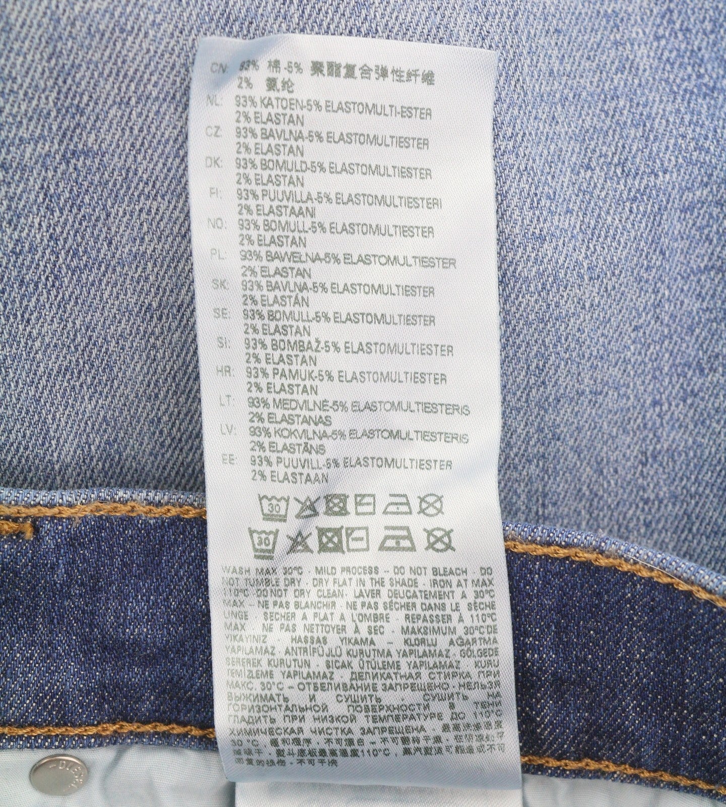 DIESEL 2019 D-Strukt 0DQAE Men Jeans W32/L30 Blue Faded Sim Fit RRP175