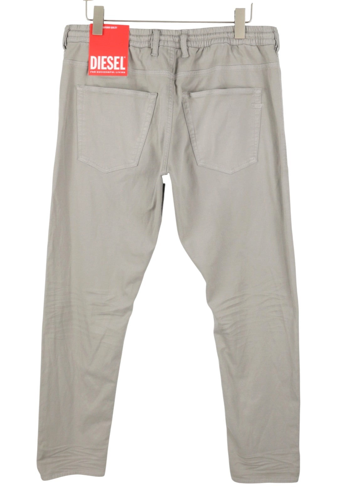 DIESEL 2032 D-Krooley-B Jogg 0670M Men Jeans W32 Grey Faded Stretch RRP275